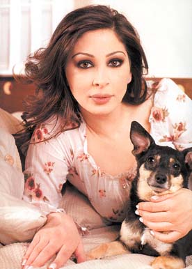 ilissa avec son chien